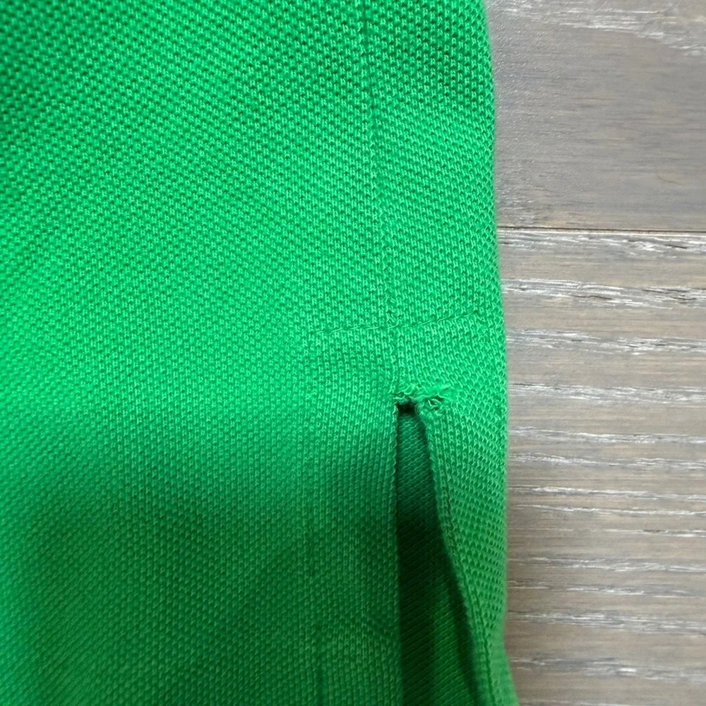 Polo Ralph Lauren Mens XL Kelly Green Short Sleeve Pique Polo Shirt‎ Purple Pony